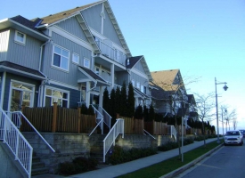 6300 London townhouse trim painting in Richmond BC