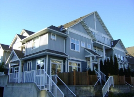 6300 London townhouse trim painting in Richmond BC
